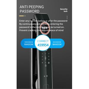 Glomarket Factory Price Wifi App Smart Door Lock With Face Recognition Biometric