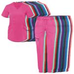 Breathable Custom Logo Strech Solid Color Hospital Surgical Scrubs
