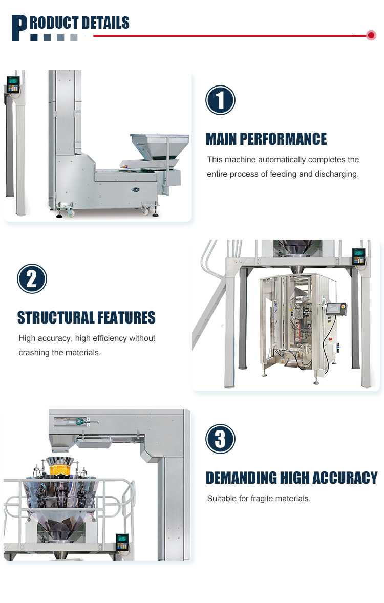 Commercial Food Shrink Wad Auto Filling Sealing Machine For Puffed Food Crispy Rice Candy Nuts