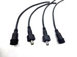 Waterproof DC Cable Connectors 5A 12v Electrical Round For Ebike