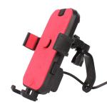 ABS 5V 2.1A Dual Usb Port Motorcycle Phone Holder For Iphone 11