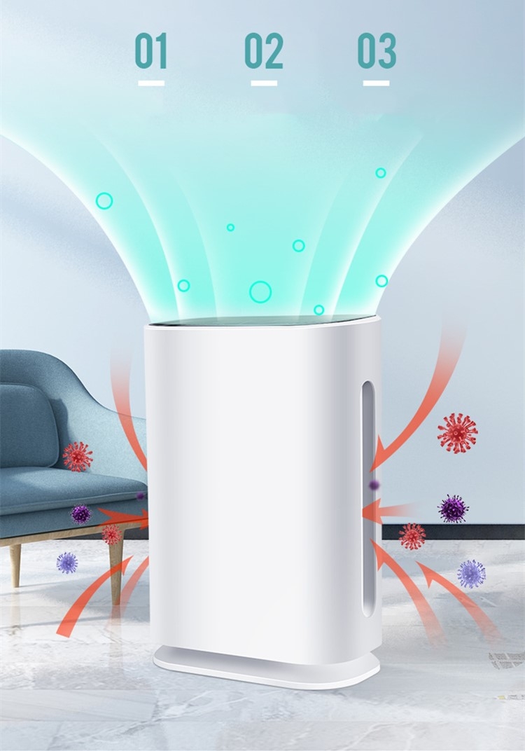 Homefish H12 H13 Hepa Filter Humidifying Air Purifier 330M3/H