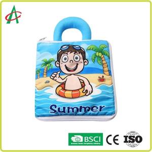 China CPSIA Cotton Baby Rag Books , 25cm Cloth Books For Infants factory