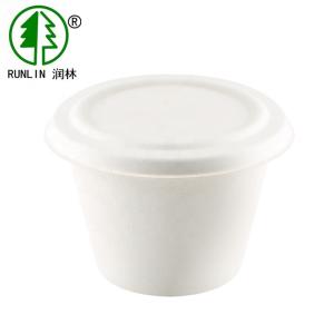 China Plant Fiber Tea Juice Biodegradable Coffee Cups Eco Friendly Reusable Food Containers ODM factory