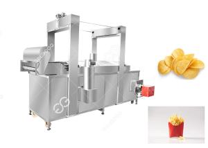 China Electric &amp; Gas Automatic Fryer Machine Potato French Fries Frying Machine factory
