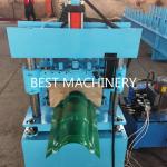 0.4mm Color Steel Tile Roof Ridge Cap Roll Forming Machine Ce