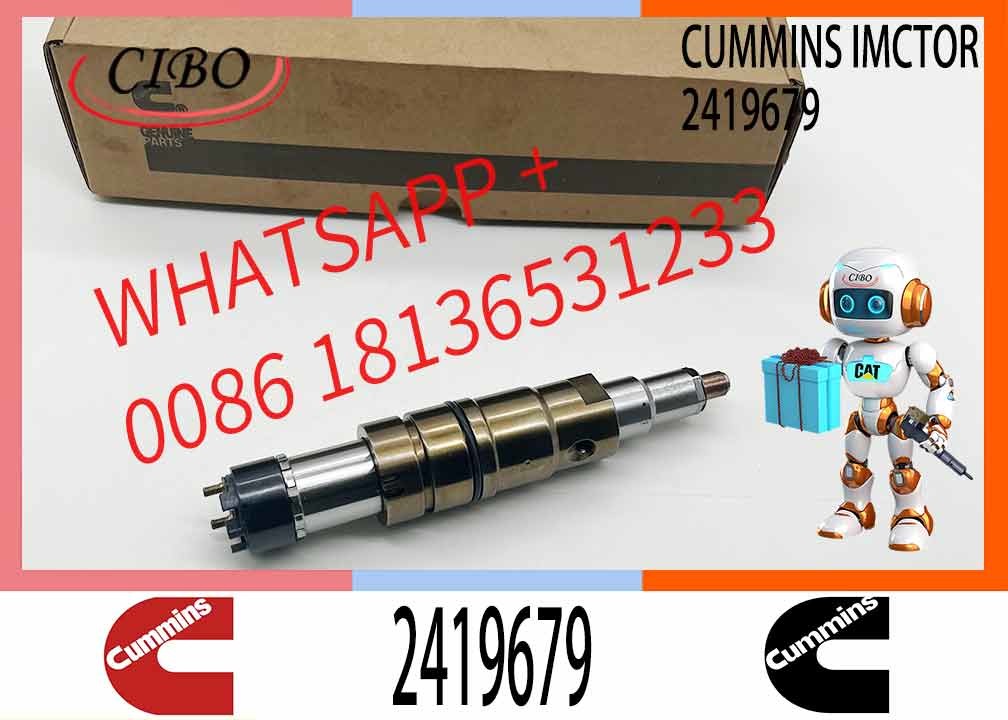Common Injector Rail Diesel Engine 2419679 Fuel Injector 2894920 High Quality With Good Shop Service Engine Parts