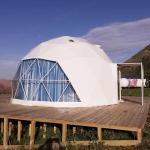6m Geodesic Pop Up Dome Tent 2 To 6 People Capacity Glass Window