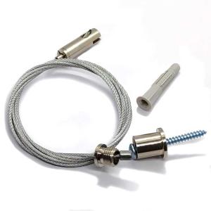 China Suspension Hook Clamp Griplock Cable Gripper Bottom Exit Steel Wire Kit For Light factory