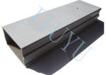 Oxidation Aluminium Extrusion metal stamping Square Pipe Silver Colour 290g