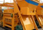 Twin Shaft Forced Concrete Mixer Machine , 1500L Loading Capacity Concrete