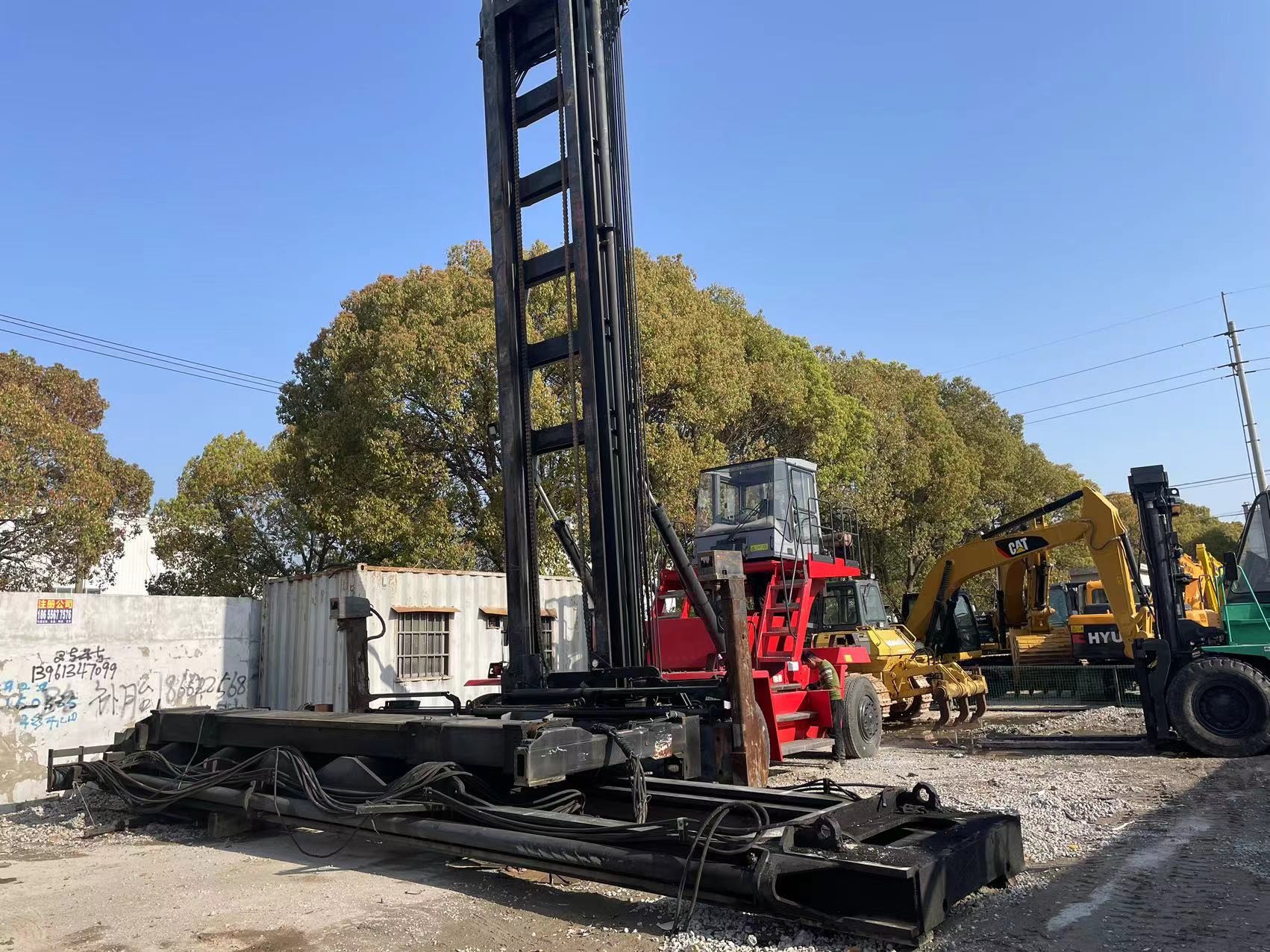 2018 Year Kalamr DCE80-45E7 Used Forklift Truck Fuel Efficiency High Speed