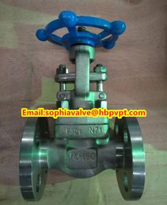 China ANSI F321 F316 stainless steel forged gate valve factory