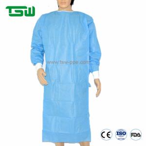 China AAMI Levels Medical Disposable Nonwoven Isolation Gown factory