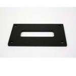 Aluminum cnc plate part with black anodized finish, Trike Bike Parts