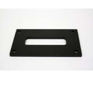 China Aluminum cnc plate part with black anodized finish, Trike Bike Parts factory