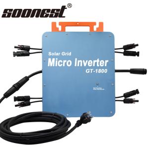 China 1800W Eu Warehouse Ip65 1800W Grid Tie Micro Inverter 1800W 700W 600W 230Vac 220Vac 110Vac Solar Microinverter 1600W factory