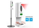 White Color Abs Material Hand Sanitizer Dispenser inbuilt Temperature Measuremen