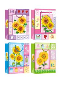 China Christmas Holiday Gift Packaging Shopping Bags with handle factory