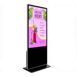 55 Inch Indoor Mall LCD Digital Signage , Vertical Advertising Touch Display