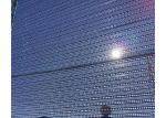 Refinery Windbreak Fence Panels / Dust Control Net sprayed 1.22m Length