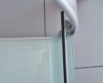 Aluminum Frame 2 Sided Glass Shower Enclosures 4mm 31''x31''x85''