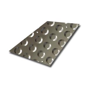 China 2b Finish Stainless Steel Checker Sheet With Flat Round Projections factory