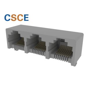 Side Entry Integrated 90 Degree RJ45 Ethernet Connector