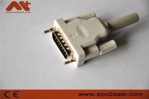 China EKG connector compatible Bionet/Edan/Schiller 15pin 10-lead EKG cable with Grey color factory