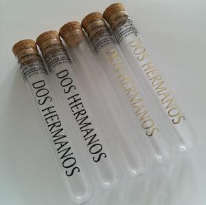 China Printed 10*100mm Test tube with cork top factory