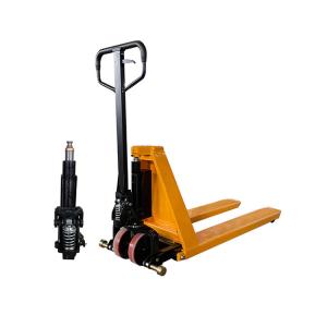 China Single Lifter 1 Ton Manual Scissor Lift Tables Lifting Height 800mm factory