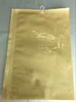 Matte Adhesive Seal Plastic Bags With Hook , Underwear Socks Pvc Plastic Bag