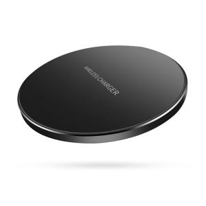 China Ultra Thin Slim Wireless Phone Charger For IPhone X / Samsung Galaxy Note 8 factory