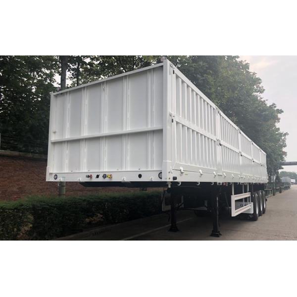 Heavy Duty Dry Goods Grain 80T Sidewall Semi Trailer