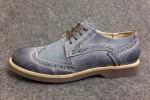 OEM Oxford Style Men Business Casual Shoes , Genuine Leather Lace Up Derby Shoes