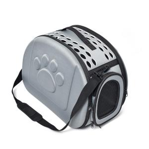China Stylish Cross-Body Breathable Foldable Outdoor Carrying Bag Portable Pet Car Bag factory
