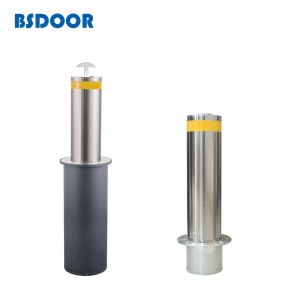China Stainless Steel IP68 Electric Rising Bollards Hydraulic Folding Parking Bollards on sale