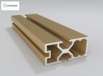 Golden Extruded Wood Grain Extrusion Aluminum Profile 6063 T5 Aluminium Alloy