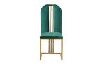 Fashionable Nordic Leather Padded Dining Chairs