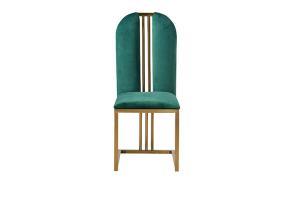 China Fashionable Nordic Leather Padded Dining Chairs factory