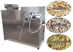 China Henan GELGOOG Nut Cutter Machine Stripping Peanut Almond Slivering Machine High Speed factory