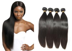 China Popular Durable Indian Human Hair Extensions , Clean / Smooth Virgin Remy Straight Hair factory