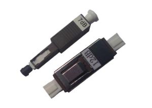 China Male To Female Type MU Attenuator , Inline Fixed Optical Attenuator Various Color factory