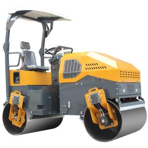 China High Grade 40% Ability Double Drum Vibratory Compactor Roller for Road Compacting factory
