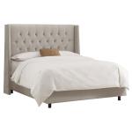 velvet fabric hotel high back designer bed frame ,king size beds wooden beds