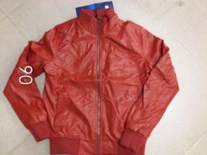 China 06 Men's pu fashion jacket coat stock factory