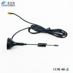 Black 495mhz 4G LTE Antenna , 3dbi GSM Antenna 3M OEM Service Available