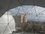 White Cover Customized Luxury Camping Tent European Style For Outdoor Hotel 30m