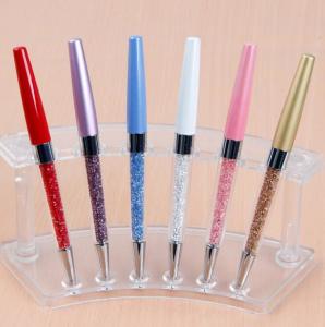 China manufacture wholesales custom logo advertising promotional metal crystal pen factory