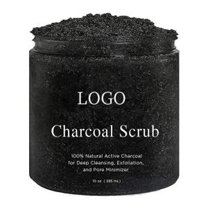 China Reduce Pores Bamboo Charcoal Body Scrub , Dead Sea Salt Body Scrub Detoxification factory